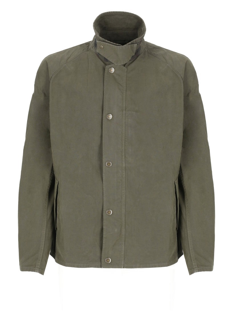 Barbour Olive Green Tracker Casual Cotton Jacket