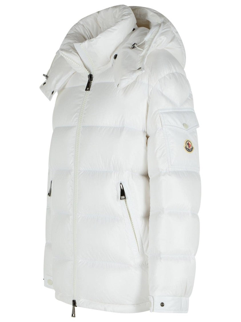 Moncler 'Maire' White Polyamide Down Jacket
