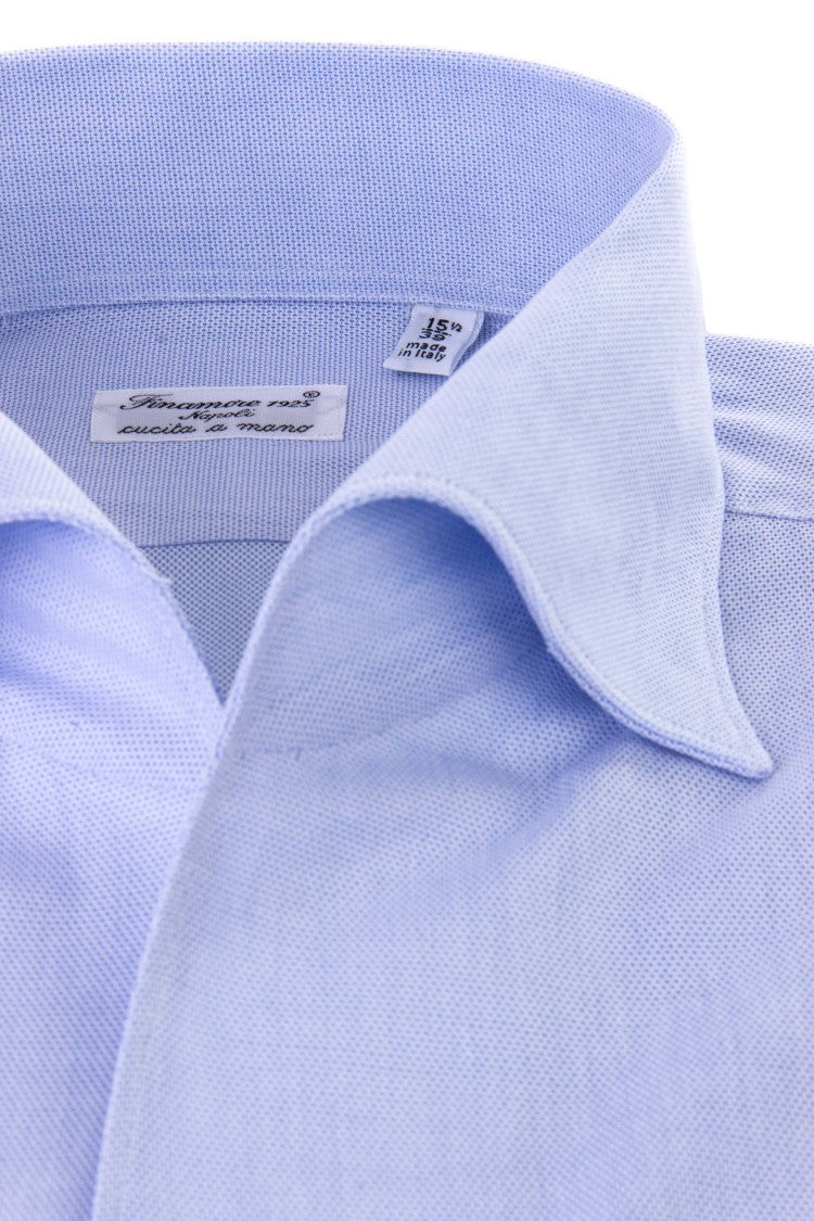 Finamore Ustica Collar Cotton Tailored Shirt