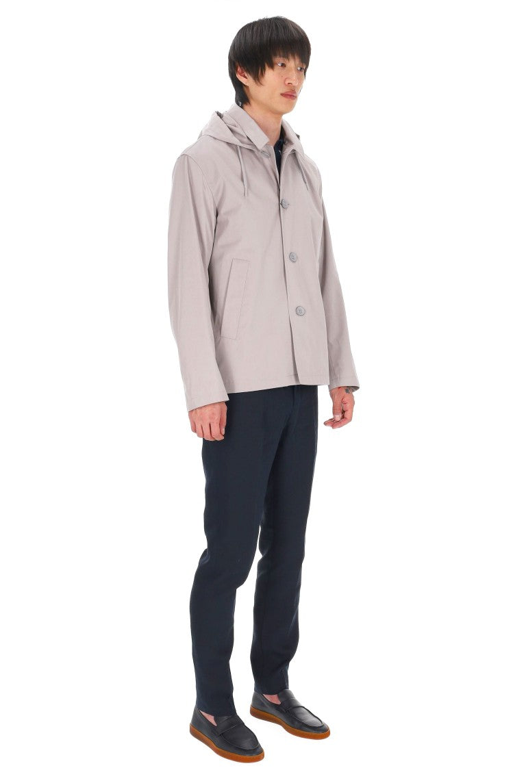 Herno Mastice Cotton Technical Raincoat
