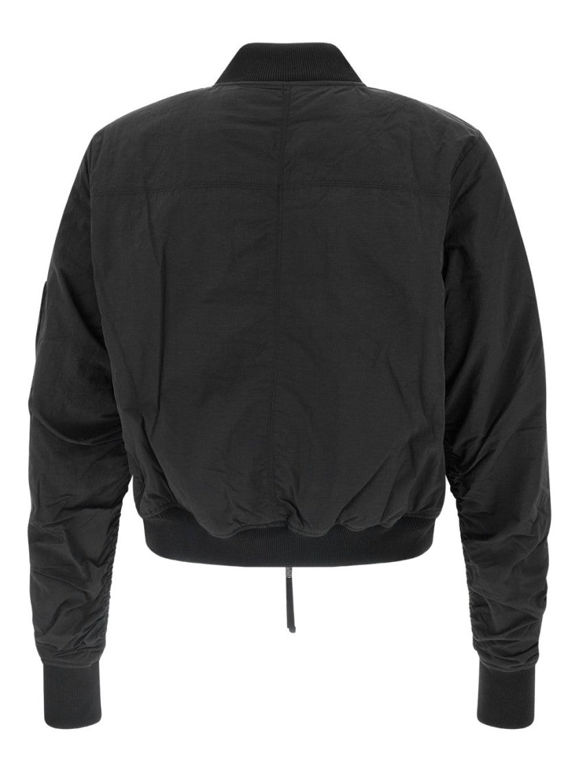 Thom Krom Cropped Padded Polyamide Jacket With Minimalist Design
