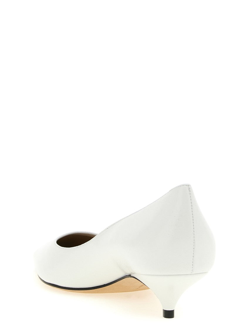 The Row 'Liisa' Lamb Leather Kitten Heel Pumps