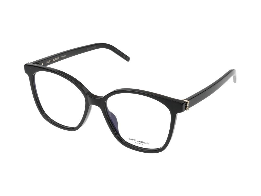 Saint Laurent Eyeglasses Sl M162 001 Black Black Transpare 55/16/145