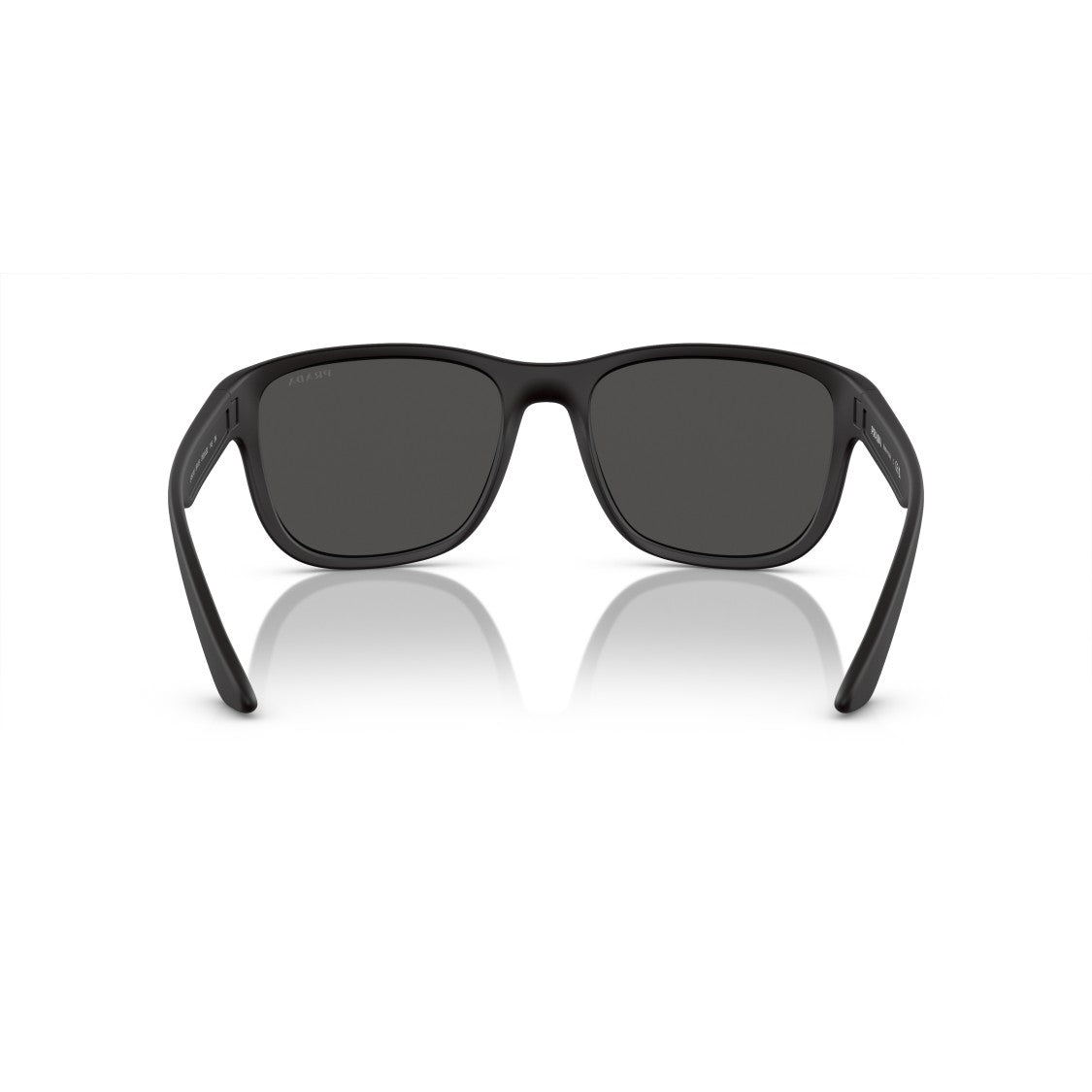 Prada Linea Rossa 0Ps 01Us Rectangular Matte Black Nylon Sunglasses