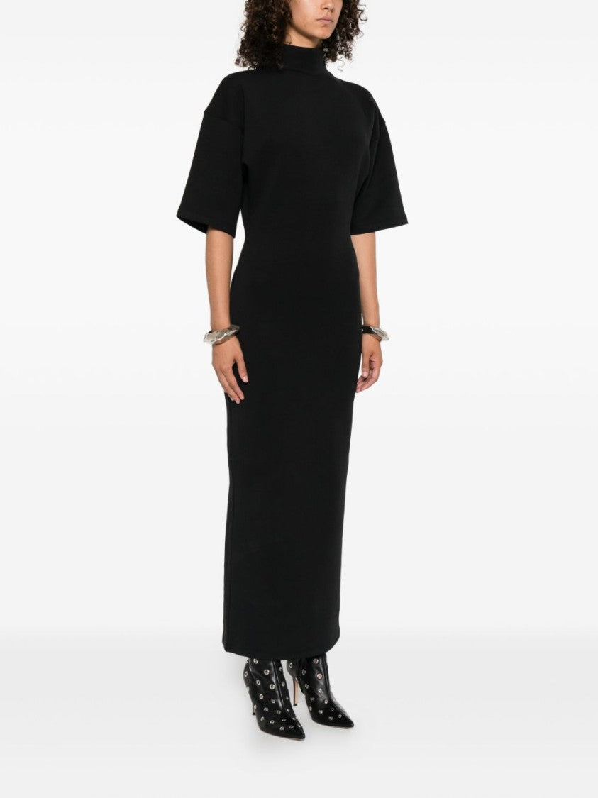 Jean Paul Gaultier High Neck Midi Dress