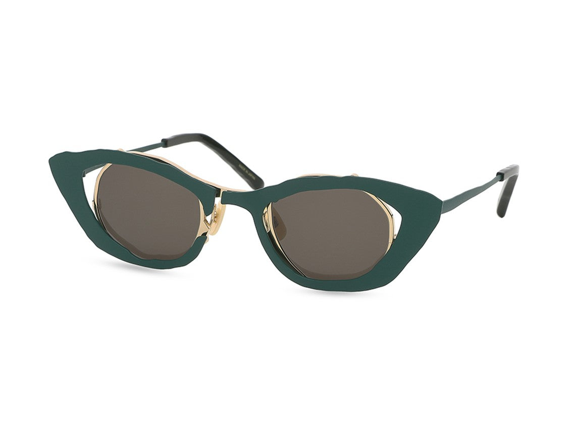 Masahiro Maruyama Mm-0099 Sun Geometric Cat-Eye Titanium Sunglasses