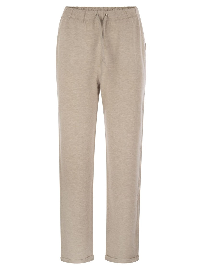 Majestic Trousers With Drawstring Waist