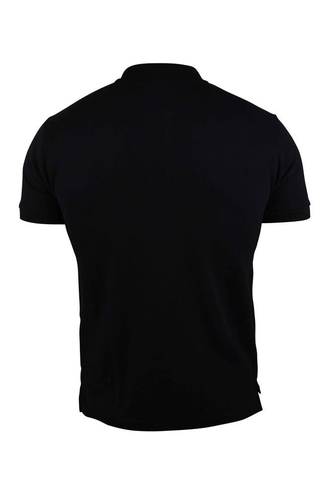 Comme Des Garçons Cotton Polo Shirt With Embroidered Heart Detail