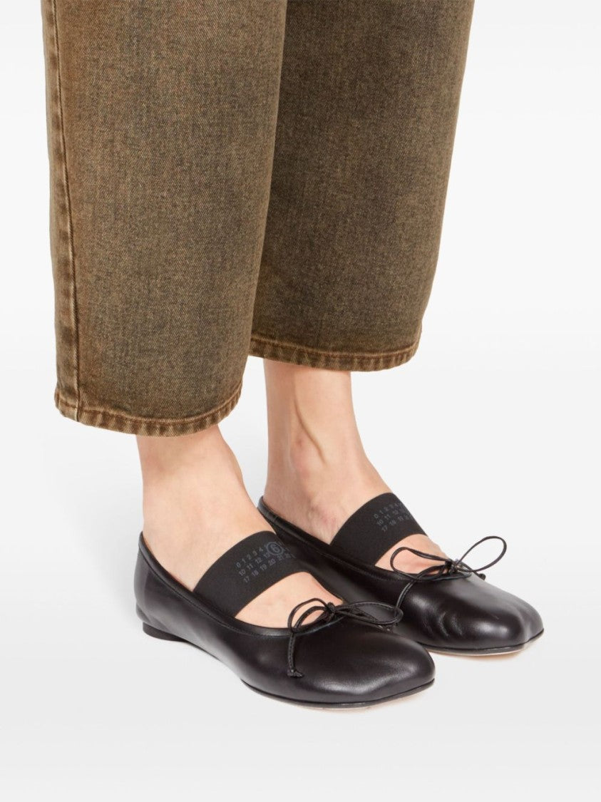Mm6 By Maison Margiela Low Black Shoes