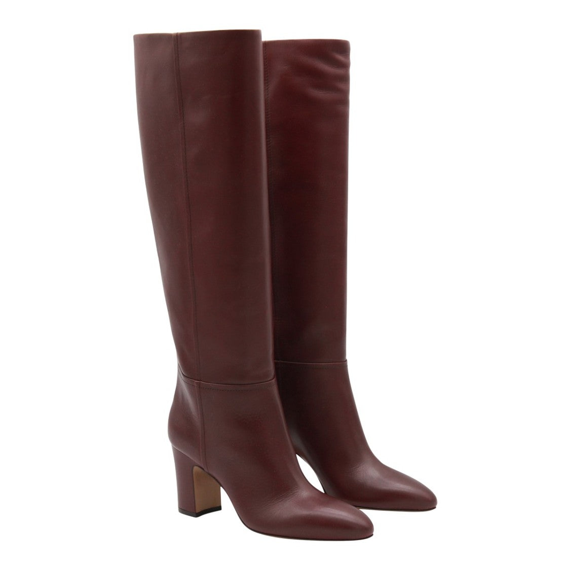 Paris Texas Sleek Brown Boots With Polished Finish