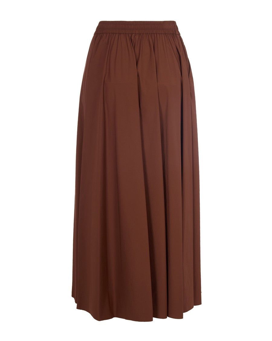 Herno Ankle-Grazing Light Nylon Stretch Skirt