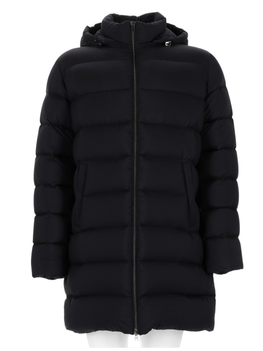 Herno Padded Horizontal Quilted Polyamide Down Jacket