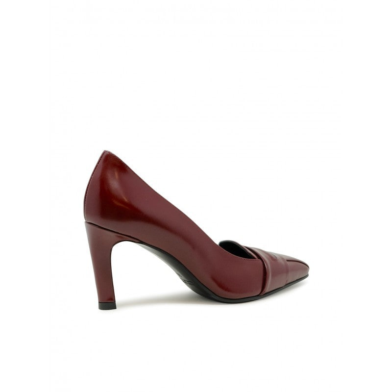Lella Baldi Lt2473sb Laredo Bordeaux Leather Pumps