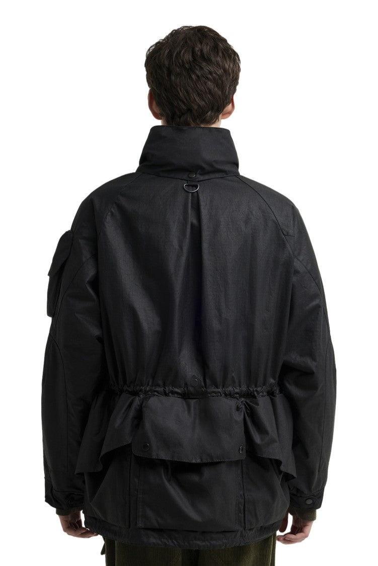 Barbour Green Ripstop Waxed Cotton Utility Jacket