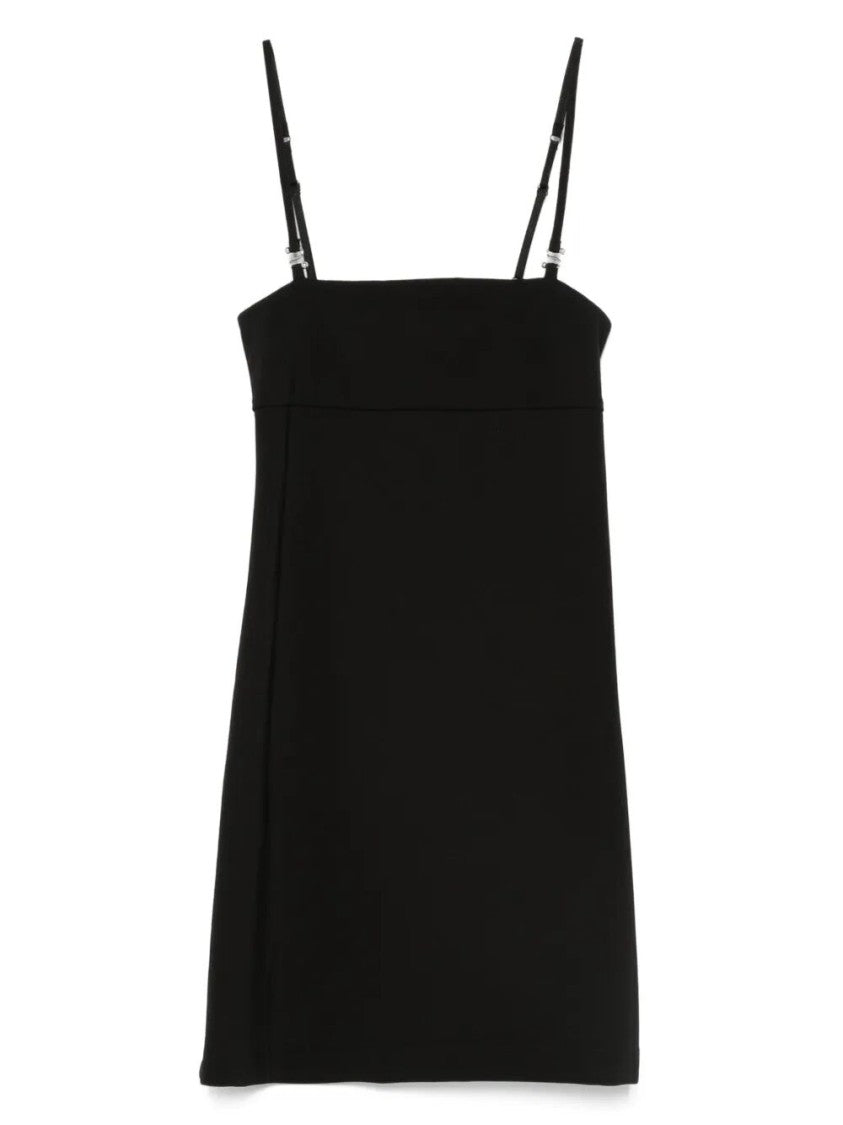 Sportmax Fitted Black Mini Dress