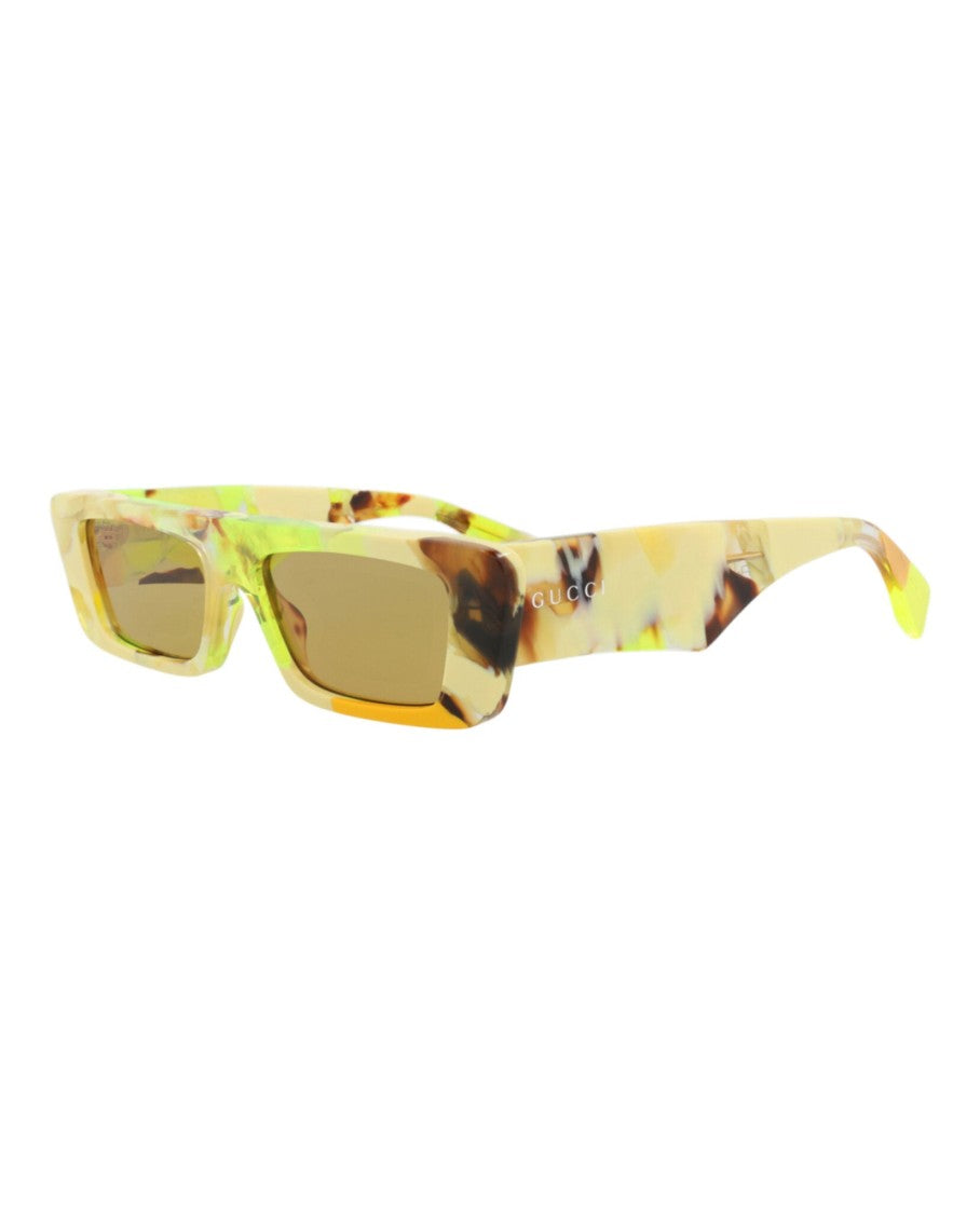 Gucci Square-Frame Recycled Acetate Sunglasses