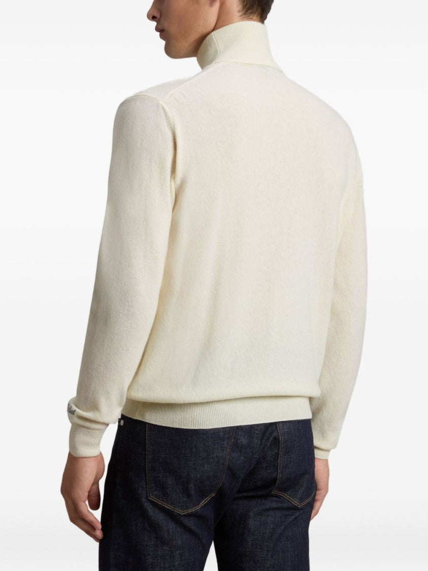 Woolrich Premium Wool Crewneck Sweater With Ribbed Details