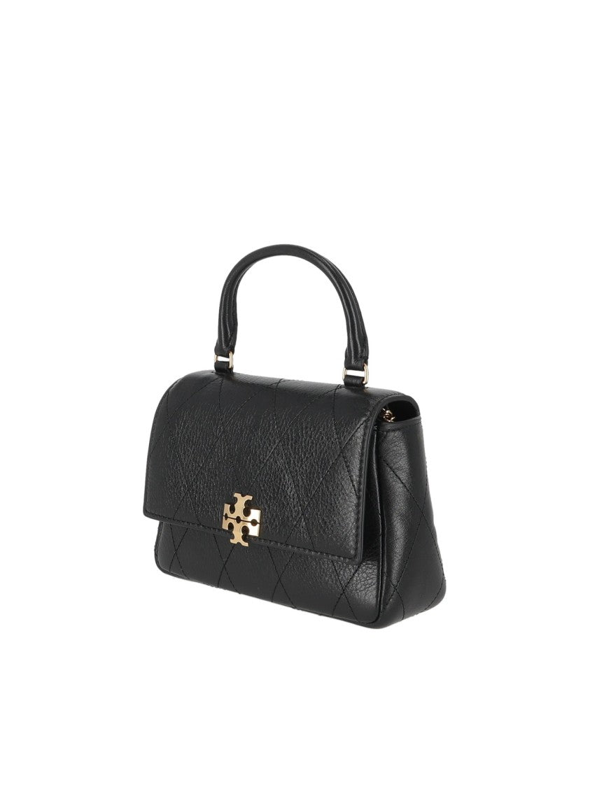 Tory Burch Charlie Quilted Top Handle Chain Wallet
