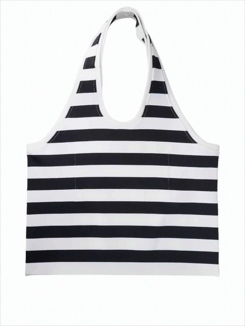Jacquemus Rectangular Tote Bag With Bold Striped Pattern