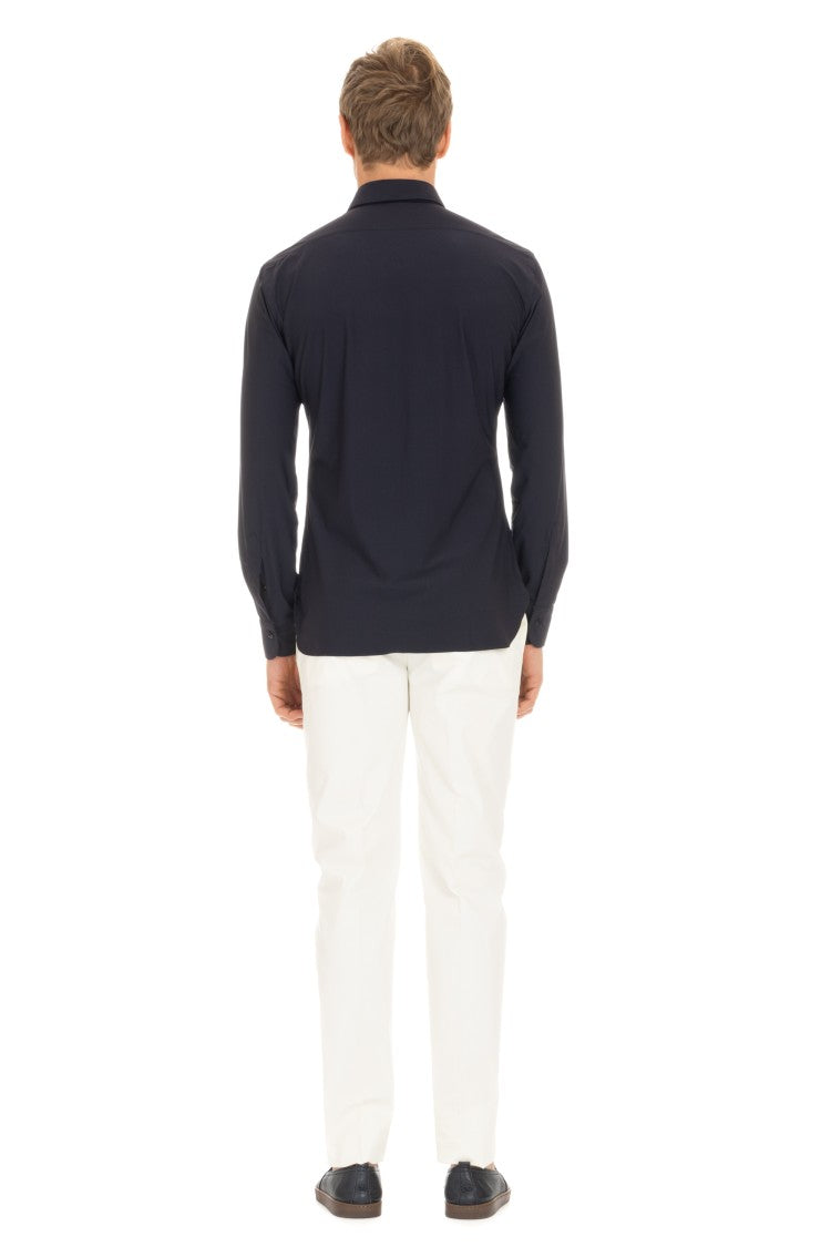 Barba “La Polo” Stretch Cotton Shirt