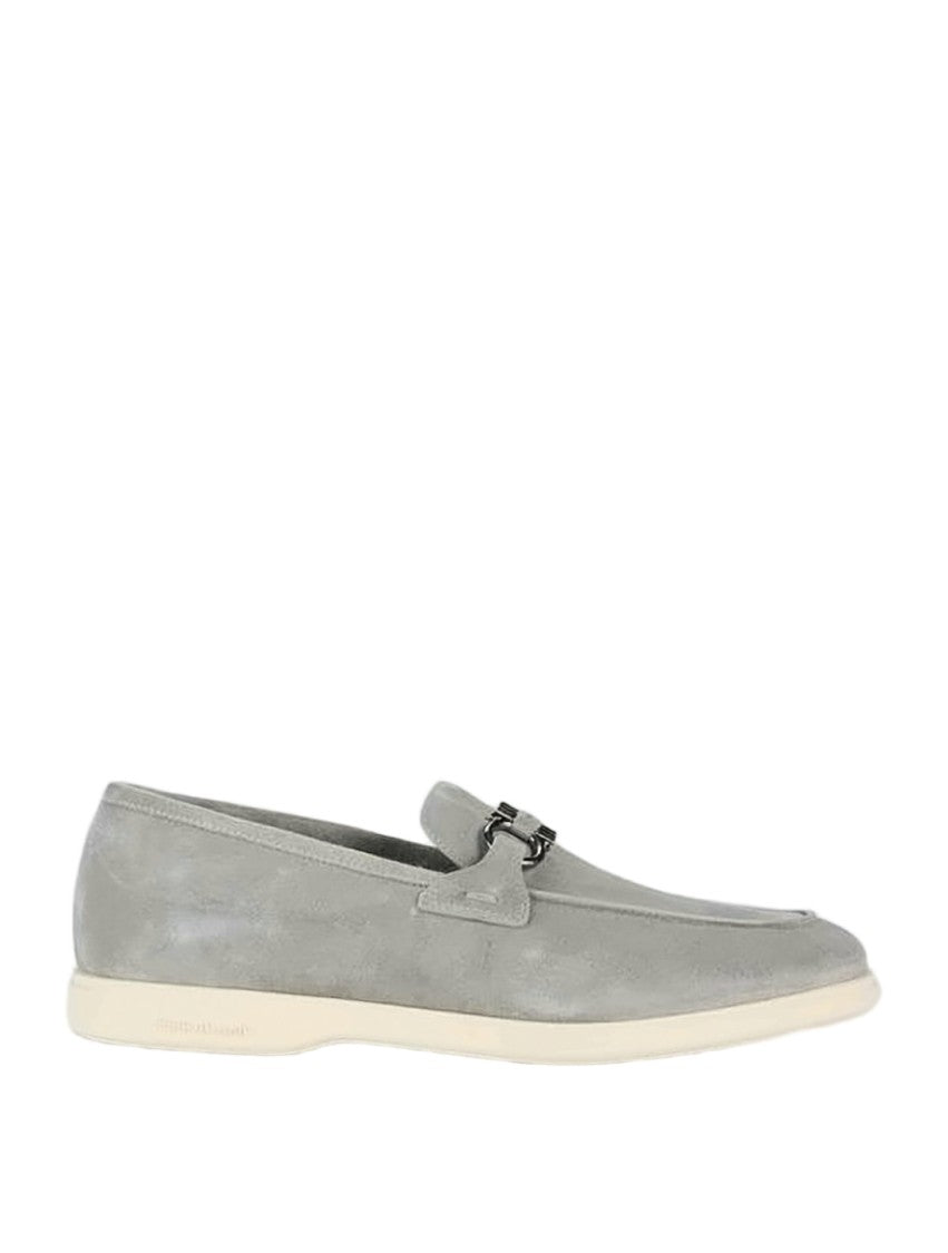 Salvatore Ferragamo Suede Leather Slip-On Mule