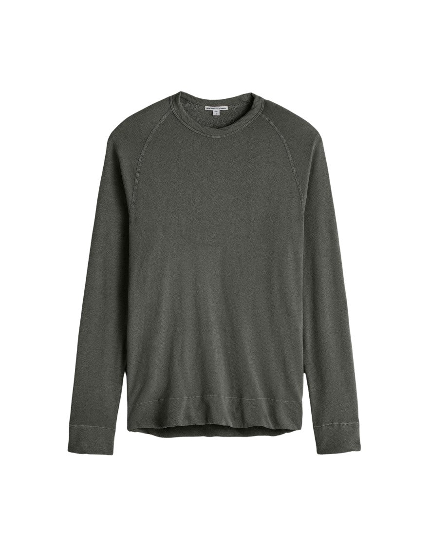 James Perse Granite Pigment French Terry Sweatshirt