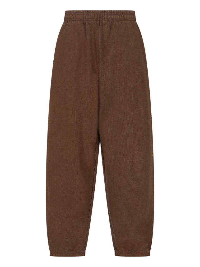 Entire Studios Brown Relaxed Fit Cotton Sports Trousers