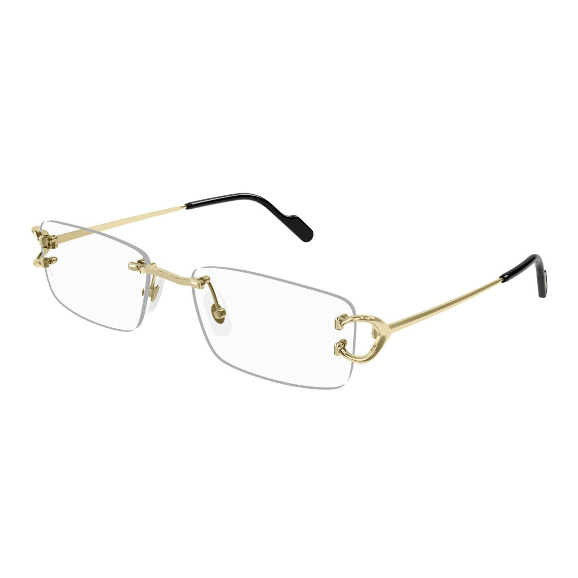 Cartier Ct0344o Rimless Rectangular Eyeglasses