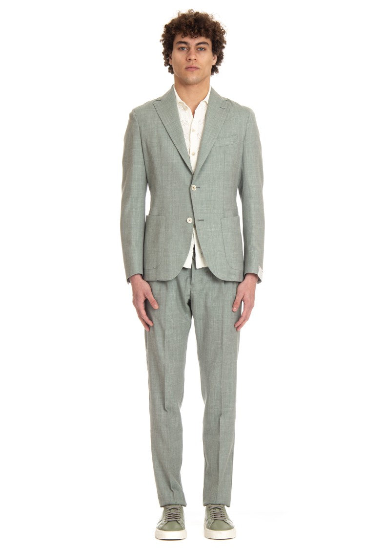 Eleventy Jogger Tailored Suit Wool-Linen-Silk Loro Piana
