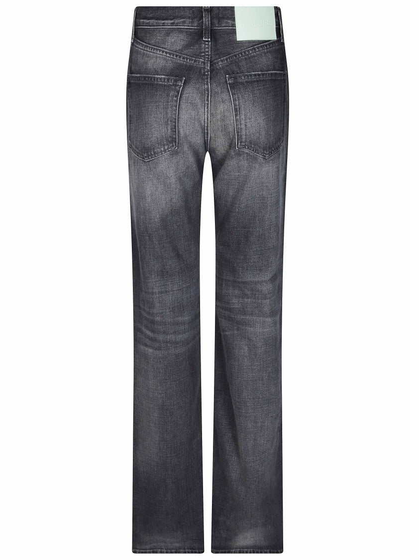 Haikure Star Hedwig Distressed Straight-Leg Jeans