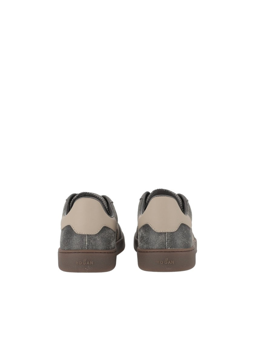 Hogan Cool Suede Calfskin Low-Top Sneakers