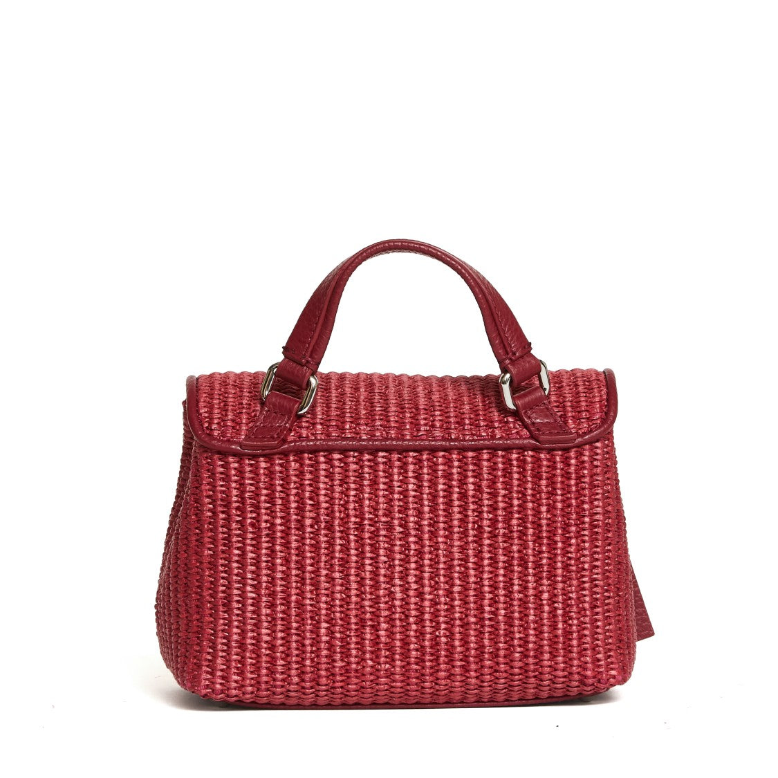 Zanellato Nikel Raffia Baby Postina Shoulder Bag