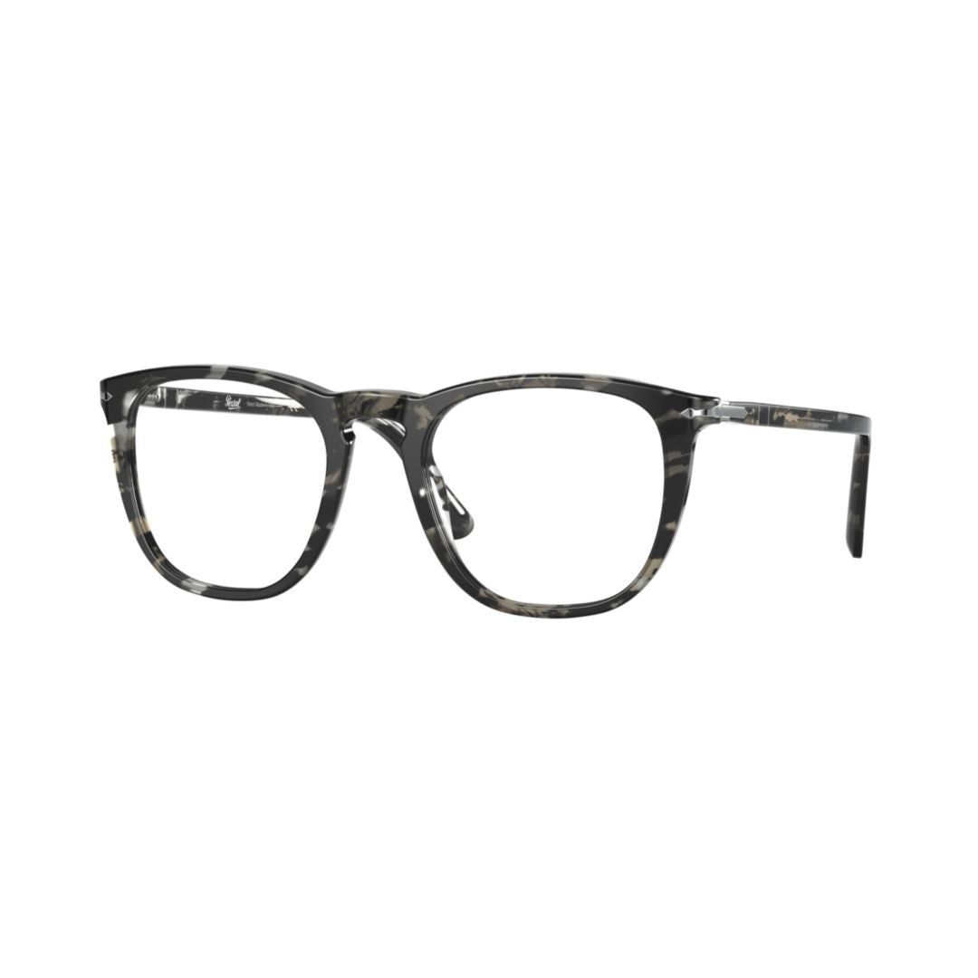 Persol 3266V Vista Classic Square Acetate Eyeglasses With Tortoiseshell Pattern