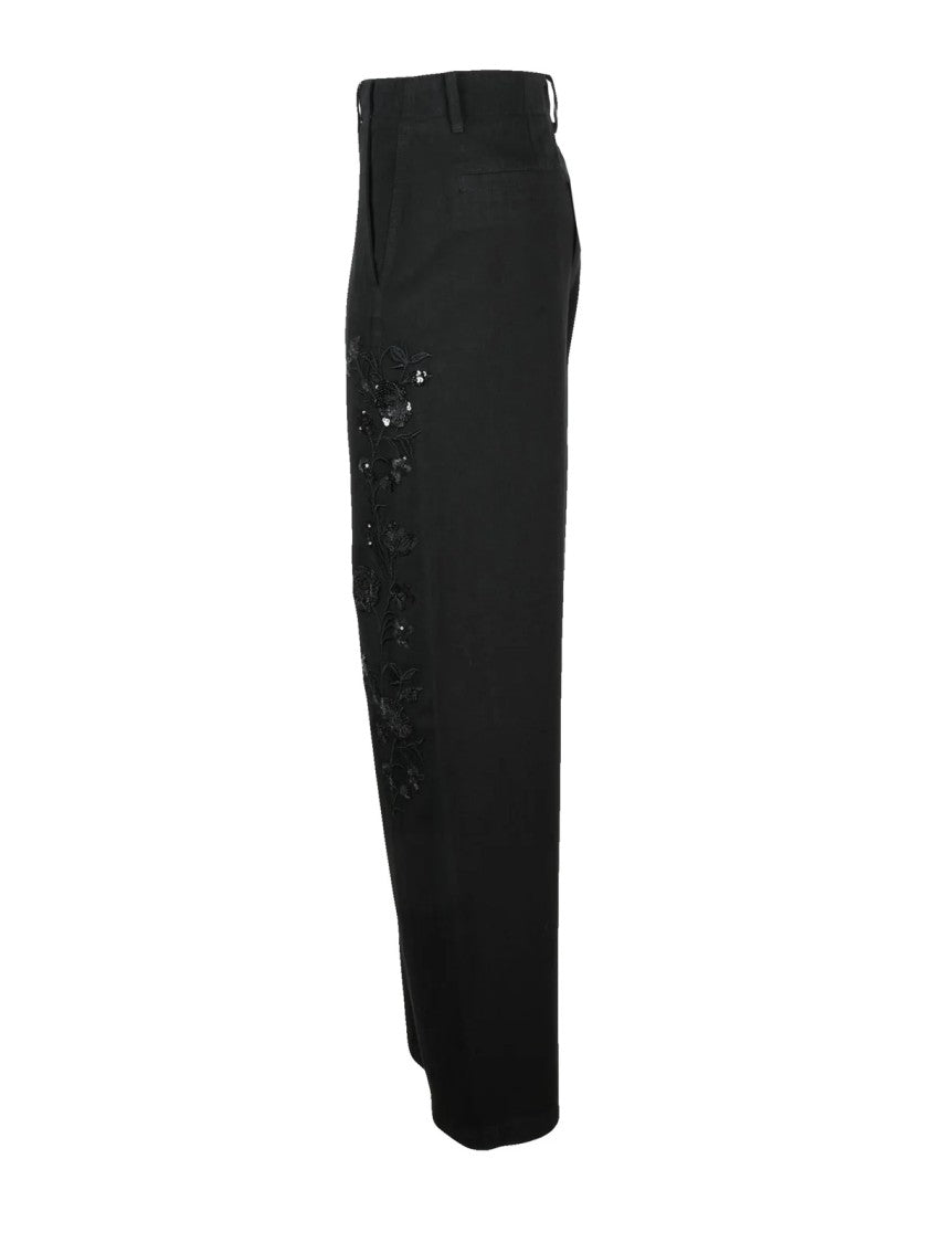 Ermanno Firenze Black Cotton Denim Jeans
