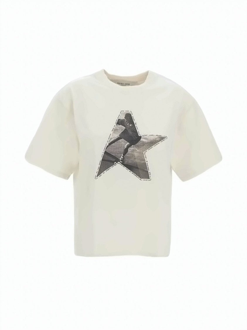 Golden Goose Relaxed-Fit Graphic Tee With Star Motif