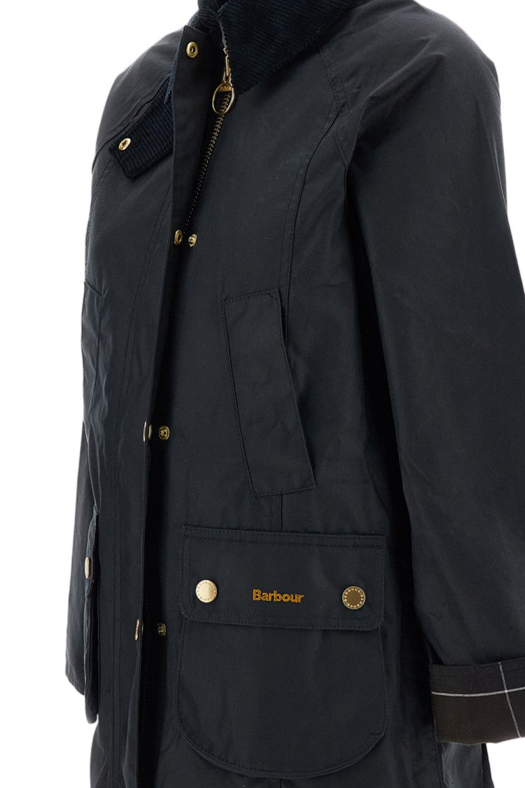 Barbour Blue Modern Beadnell Waxed Cotton Jacket