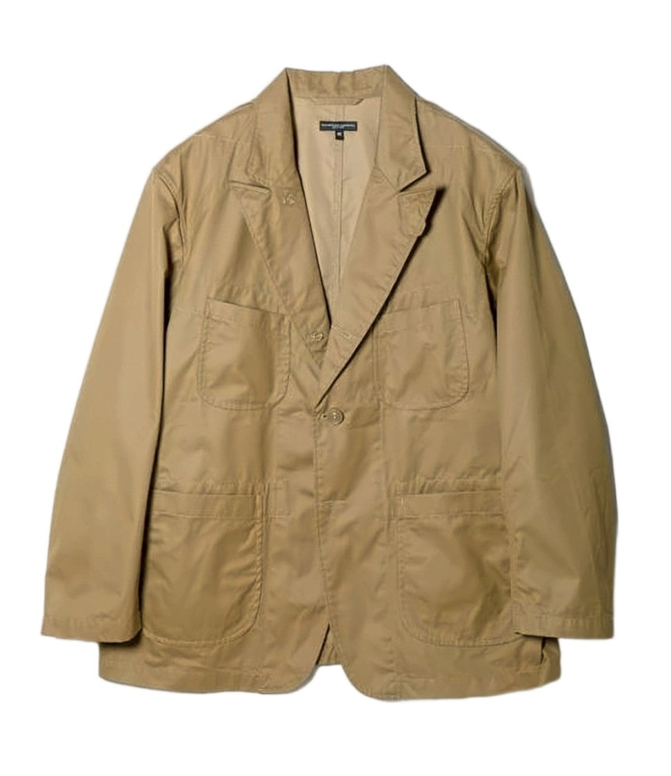 Engineered Garments Tailored Brown Jacket With Notched Lapel