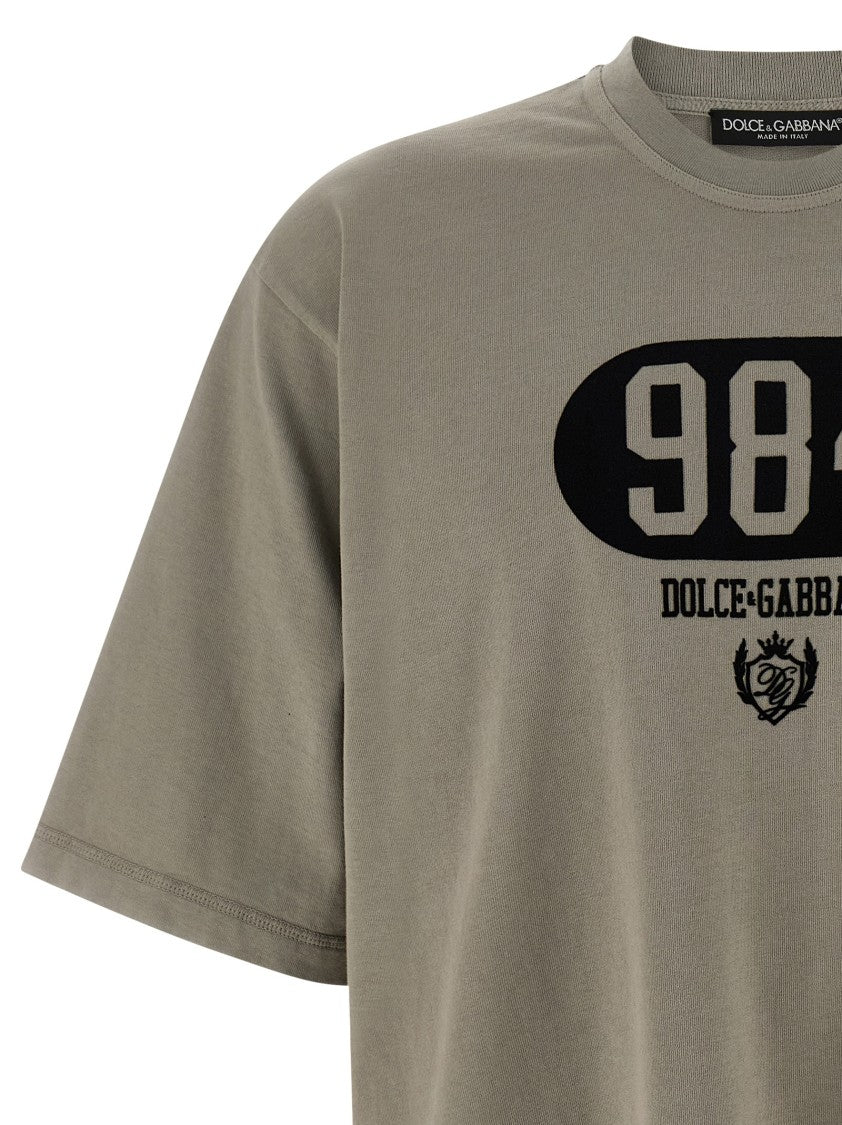 Dolce & Gabbana Flocked Print T-Shirt