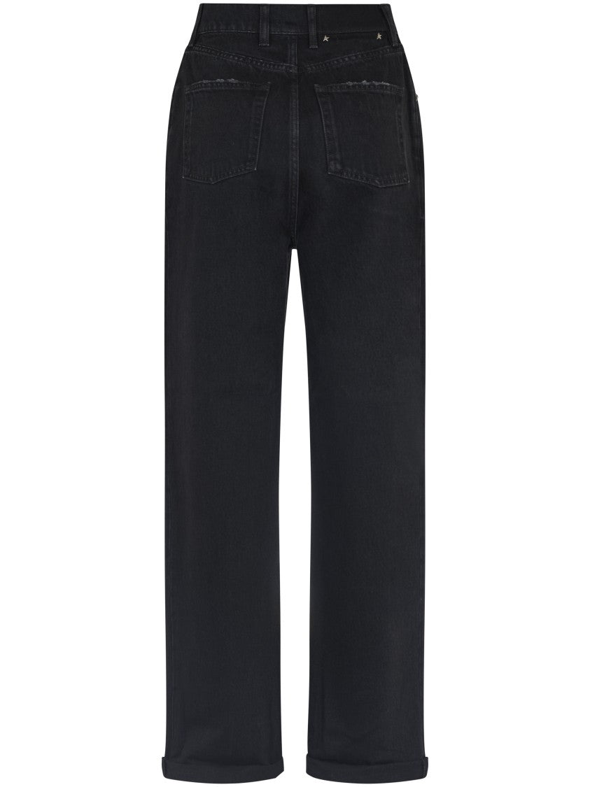 Golden Goose Golden W's Kim One-Wash Denim Jeans