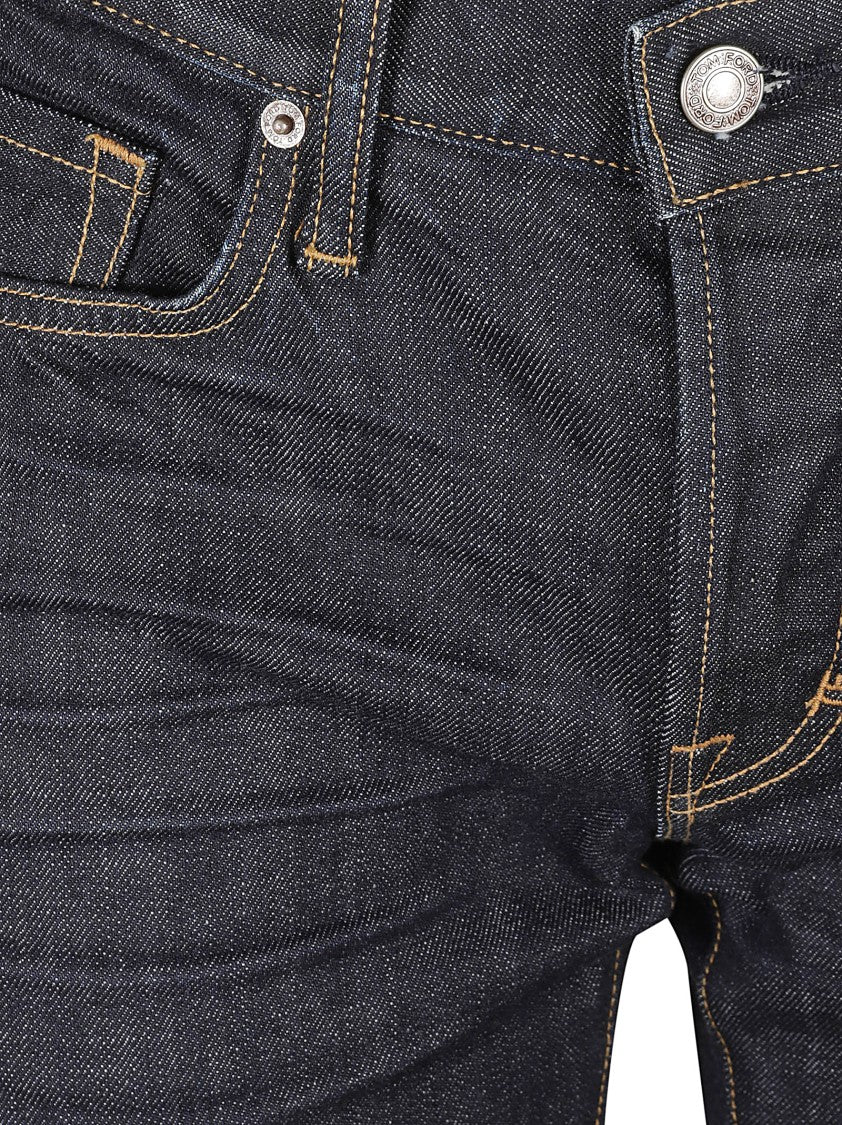 Tom Ford Slim-Fit Black Denim Jeans