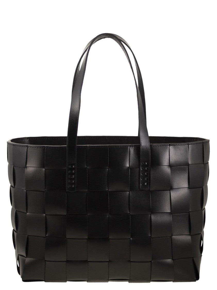Dragon Japan Tote - Woven Leather Bag