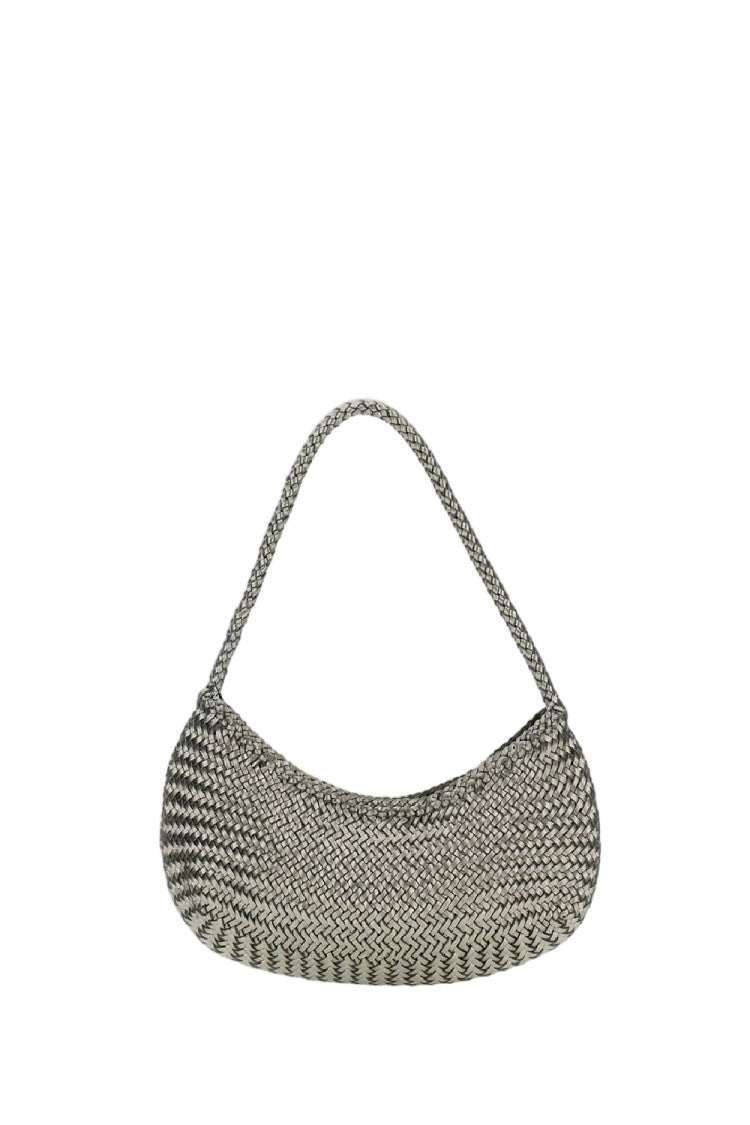 Dragon Diffusion Nova Luna Bag In Silver Buffalo Calf Leather