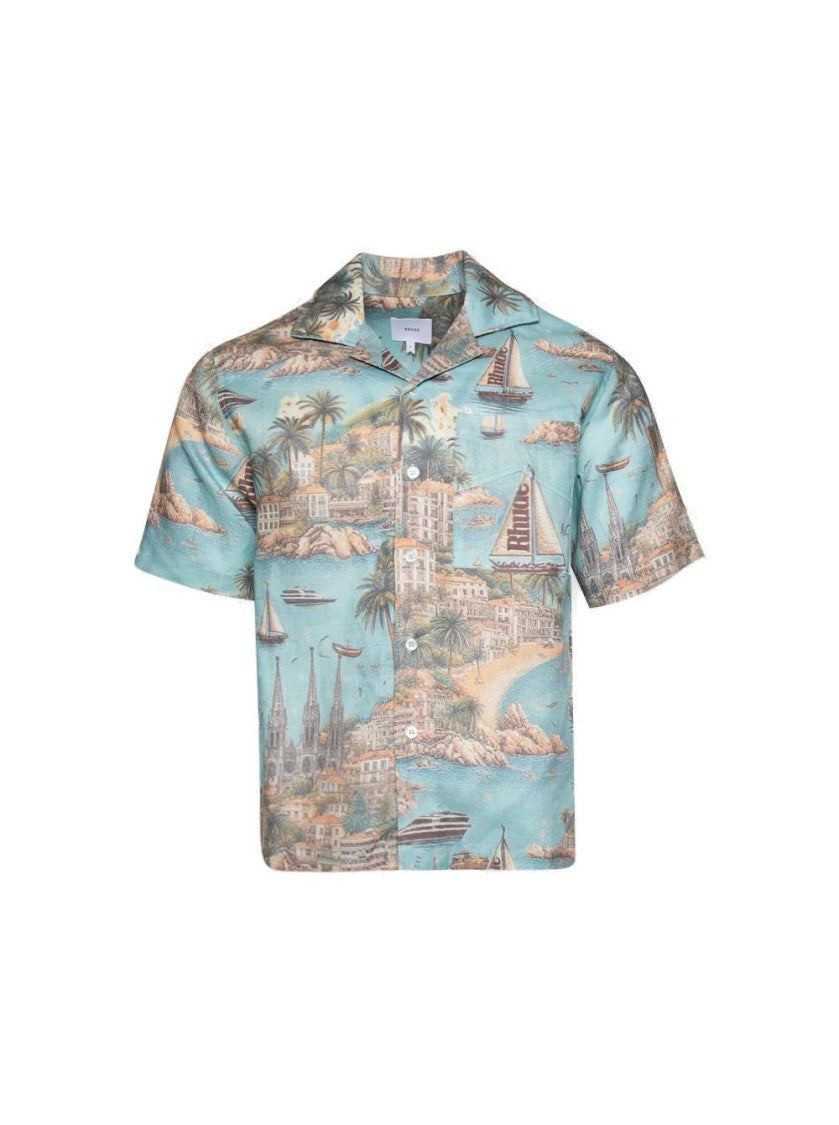 Rhude Sailing Map Shirt Multicolor