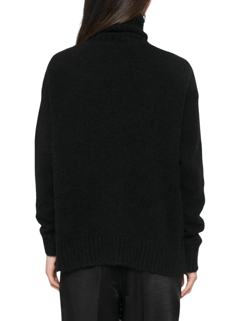 Jucca Argyle-Intarsia Roll-Neck Sweater