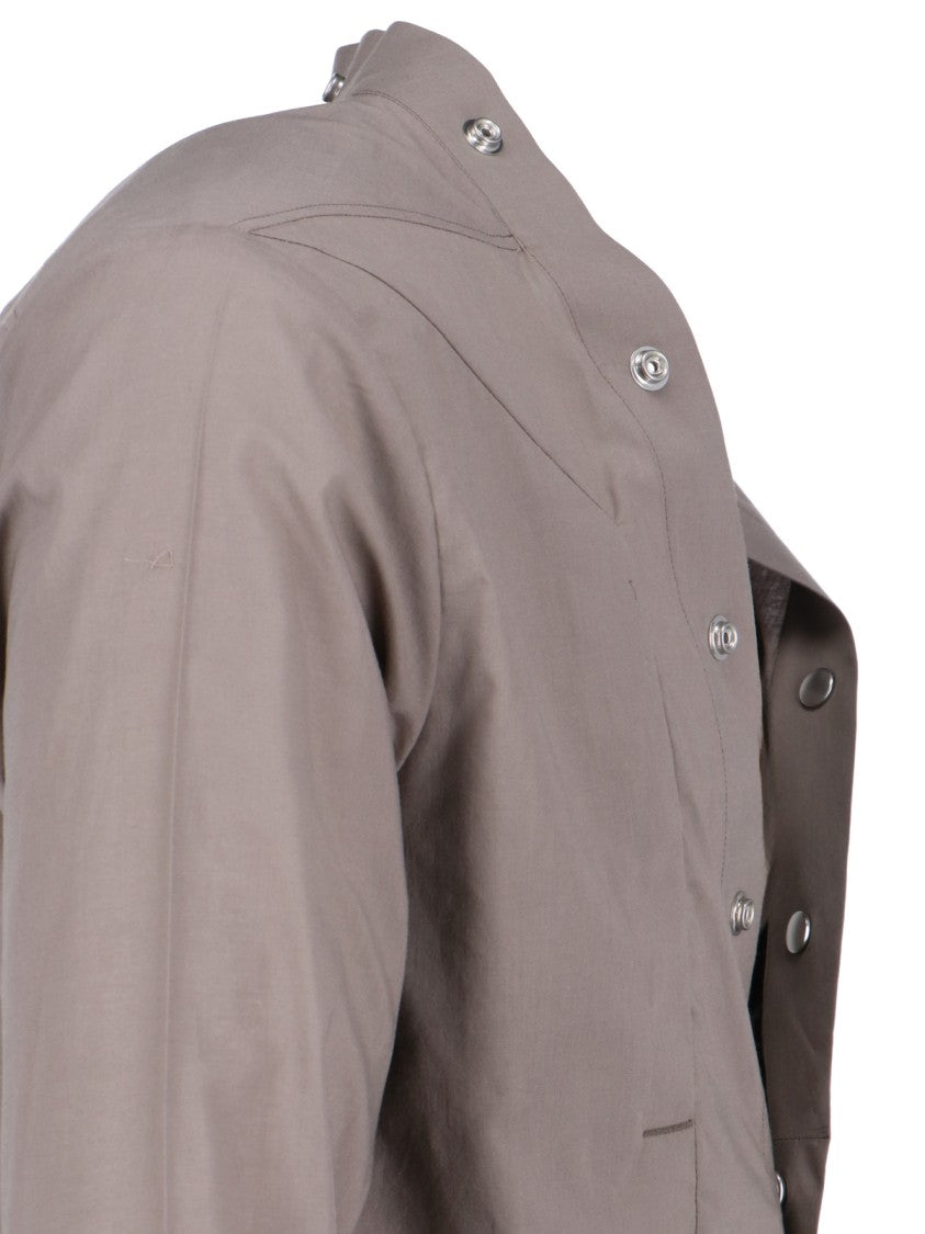 Rick Owens Larry' Shirt – Taupe