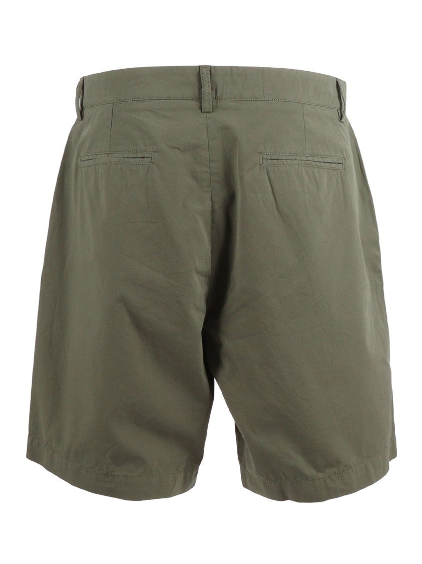 Sebago Green Sasanoa Short Cotton Shorts
