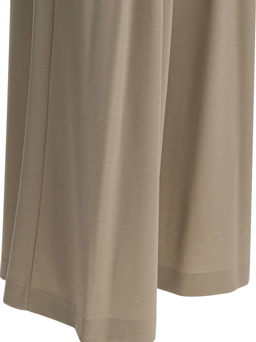 Max Mara Wide-Leg Cropped Trousers With Tailored Finish