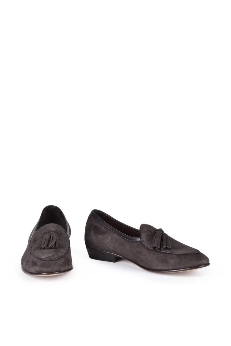 Baudoin & Lange Suede Loafer - Brown