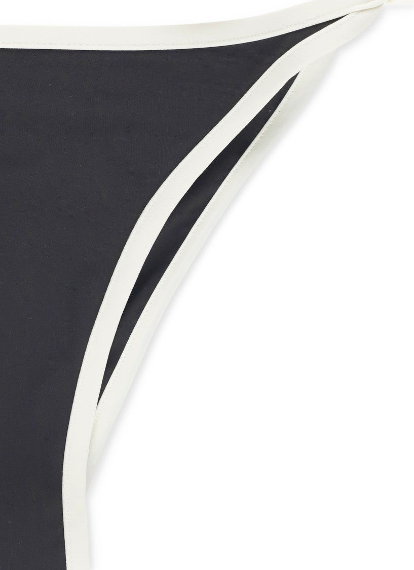 Brunello Cucinelli Brown Techno Jersey Bikini Slip