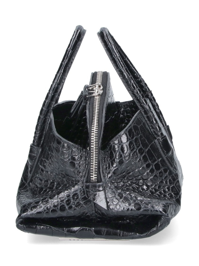 The Attico La Passeggiata Crocodile Leather Bag